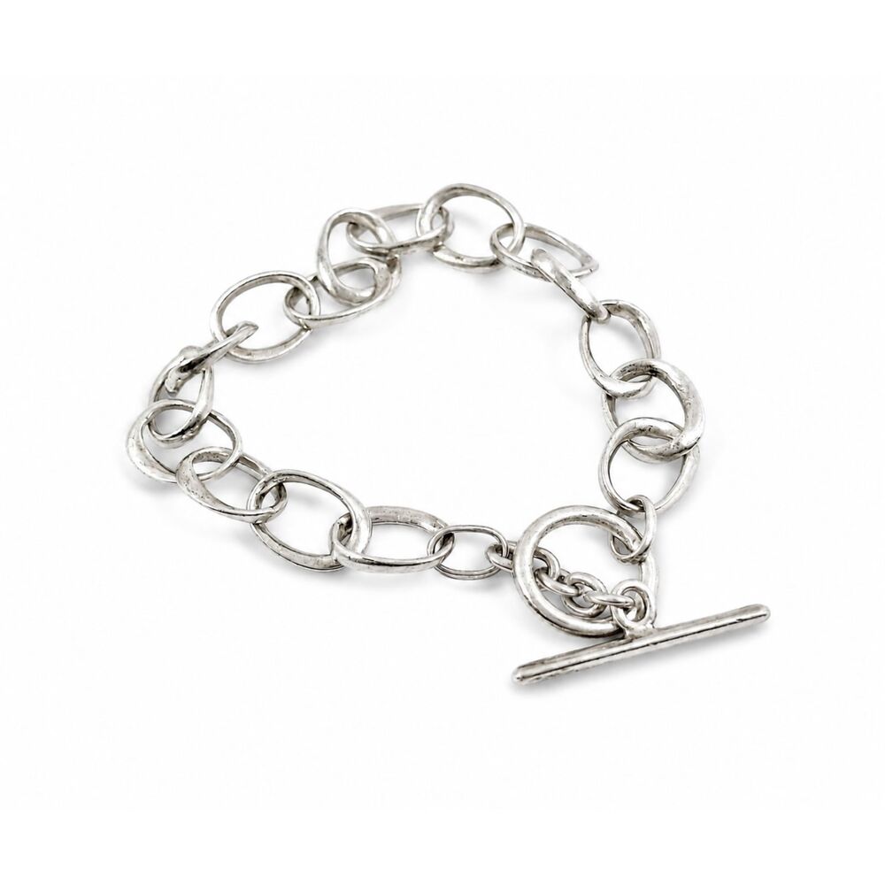 Vintage Shane Co. Sterling Silver 925 Toggle Bracelet 13.2g